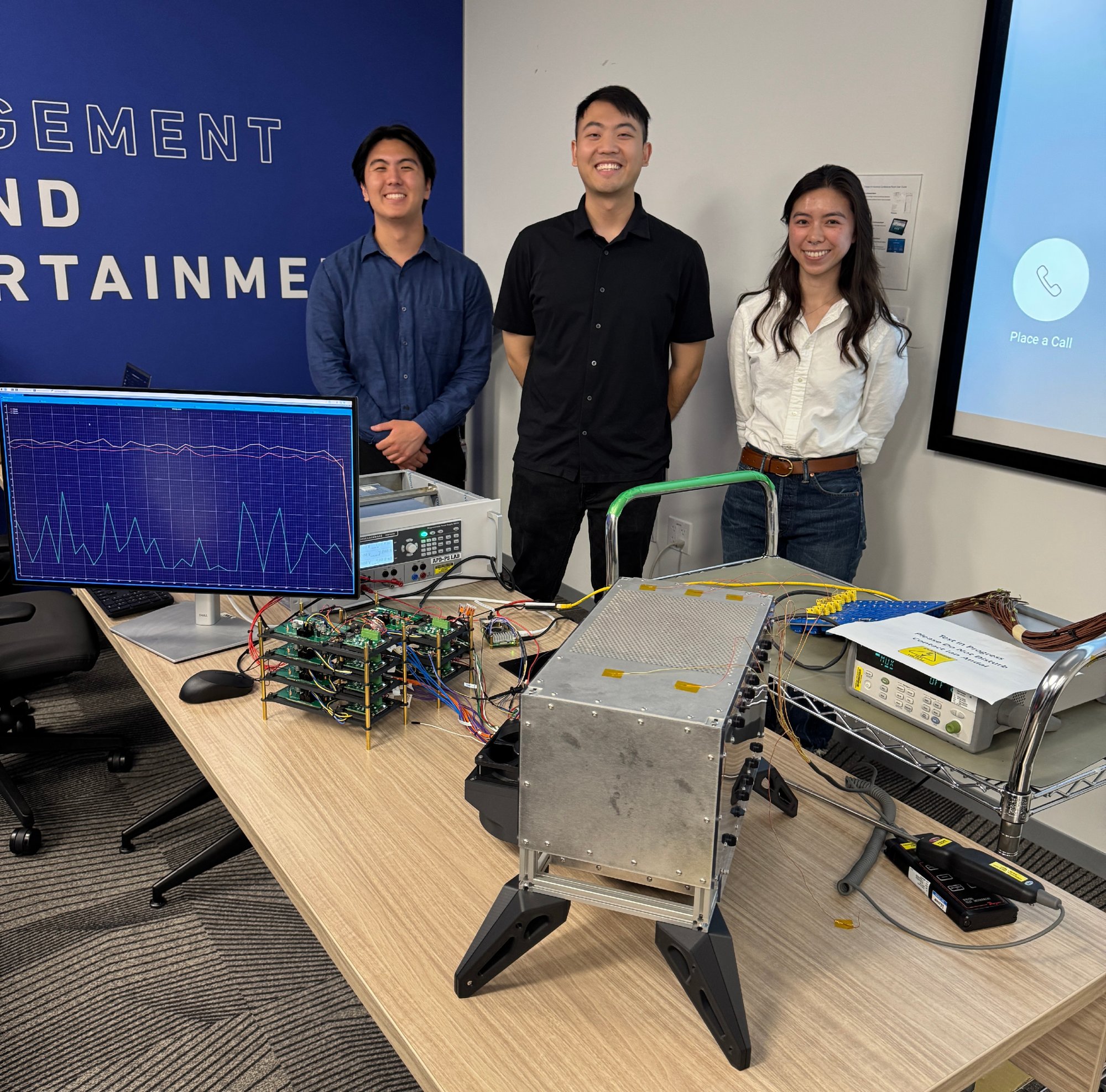 Interns at Panasonic Avionics