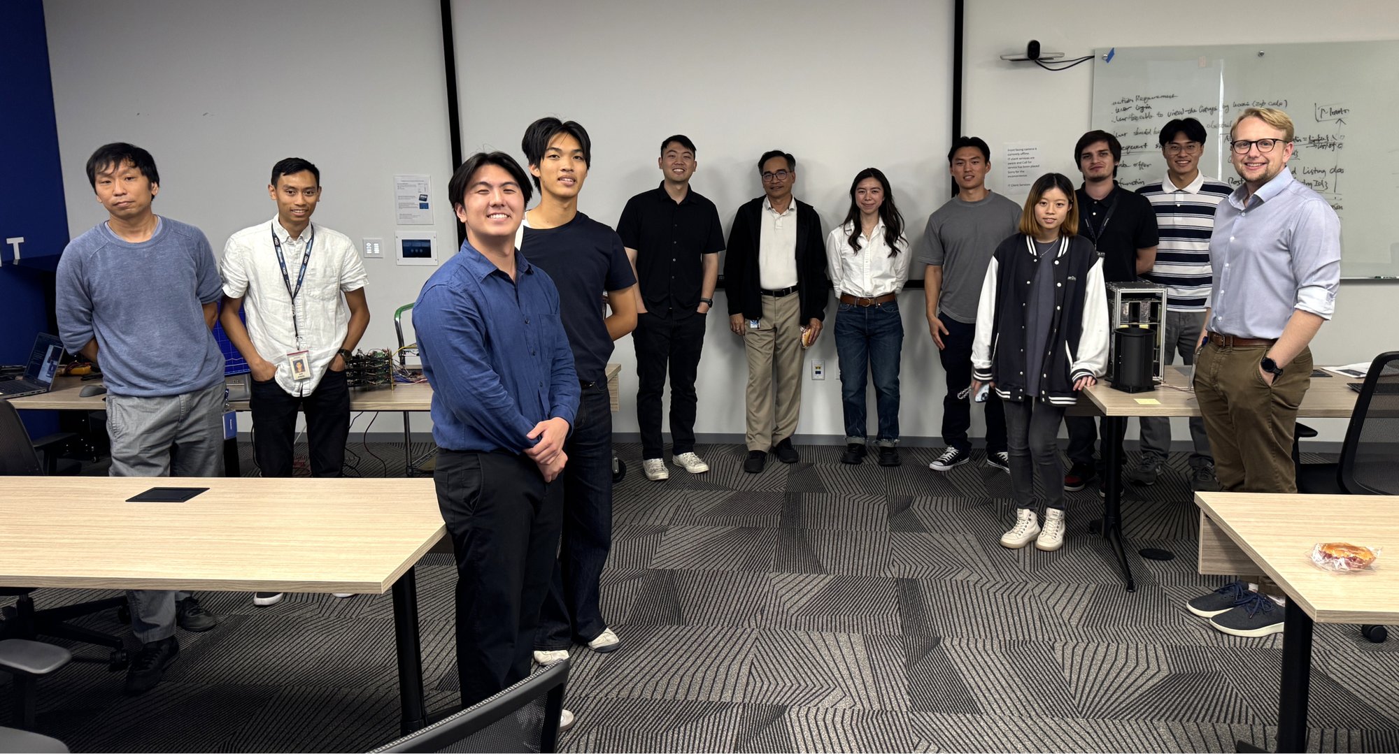 Interns at Panasonic Avionics