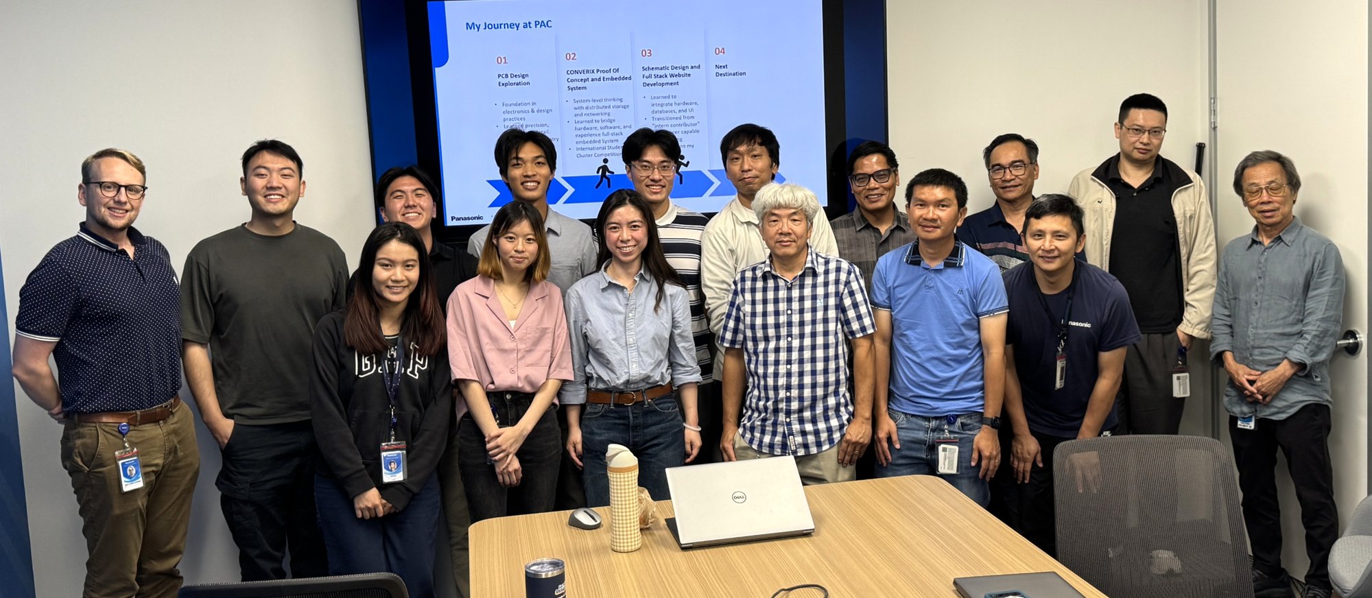 Interns at Panasonic Avionics