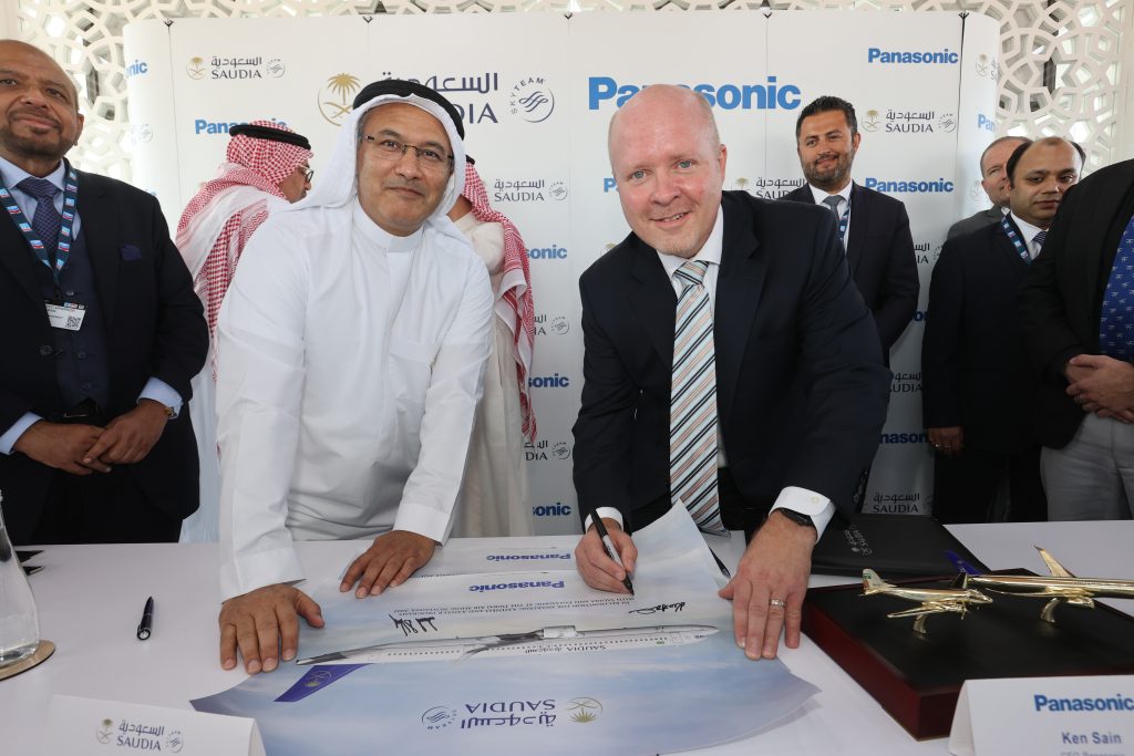 Saudi Airlines and Panasonic Avionics